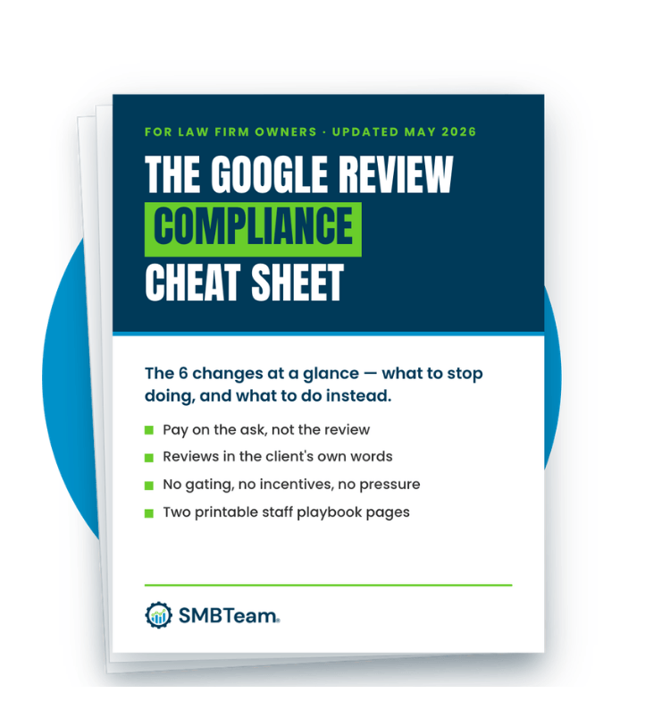 The Google Review Compliance Cheat Sheet cover