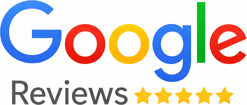Google Reviews, five stars