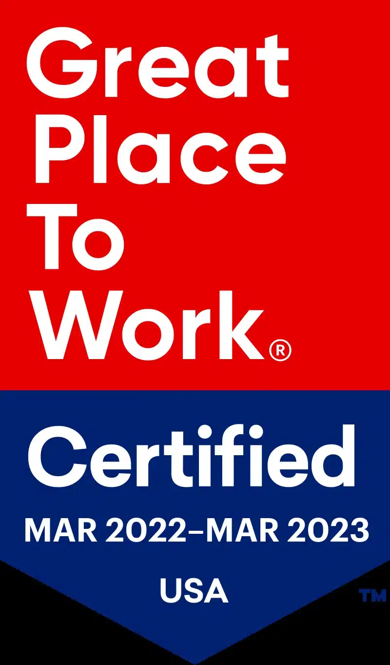 Great Place To Work Certified, March 2022 to March 2023, USA